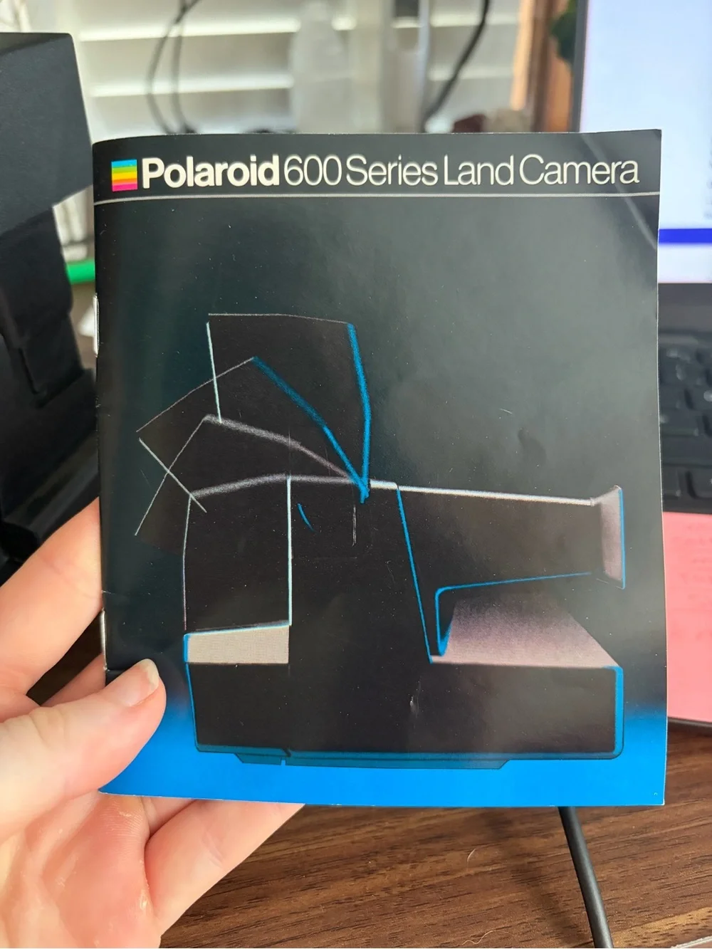 Polaroid Sun 600 LMS Instant Camera – Silver, Black & Red Accent